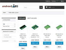 Tablet Screenshot of andrewlabs.com
